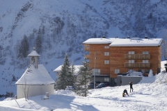 Traumsicht Faschinajoch im Winter